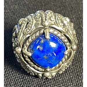 Carolyn Pollack "Sincerely Southwest" Lapis Silver Ring